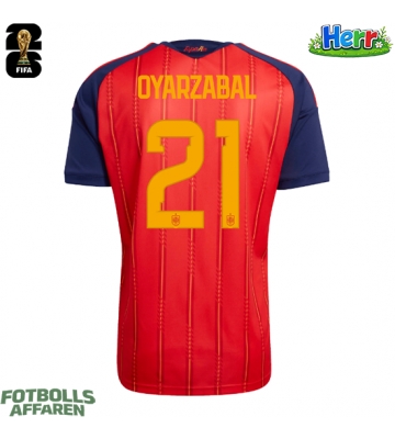 Spanien Mikel Oyarzabal #21 Hemmatröja VM 2026 Kortärmad